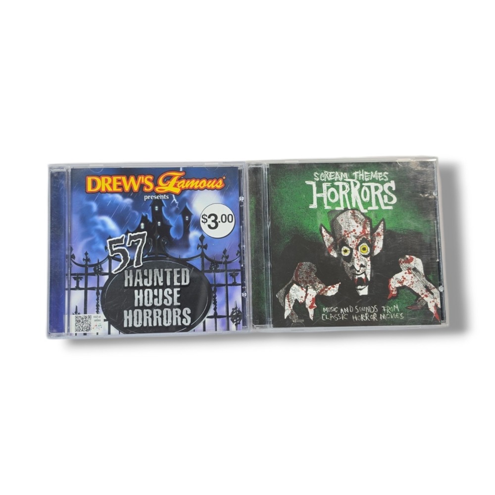 Scream Themes Horrors & Drew's Haunted House Music and Sounds Classic Horror CD